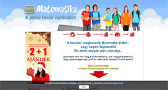 Desktop Screenshot of amatematika.hu